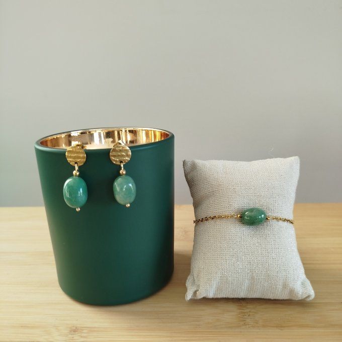 Collection aventurine verte