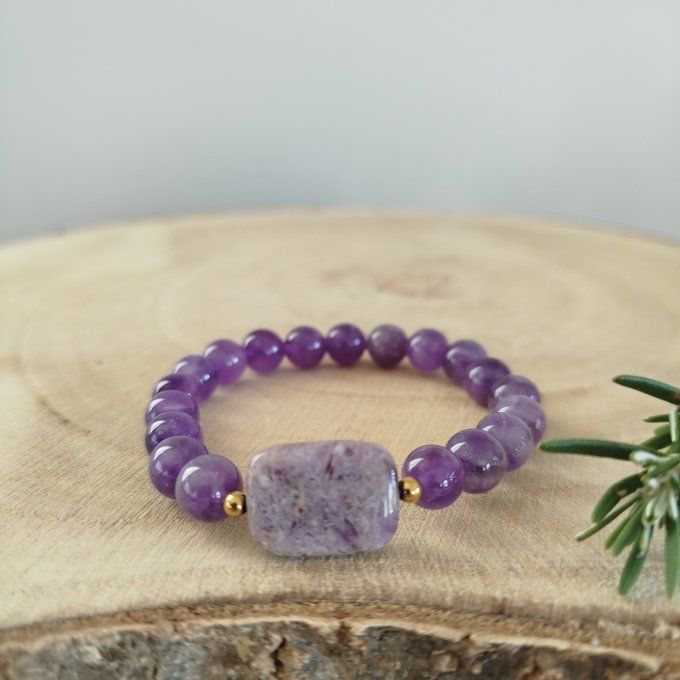 Bracelet améthyste