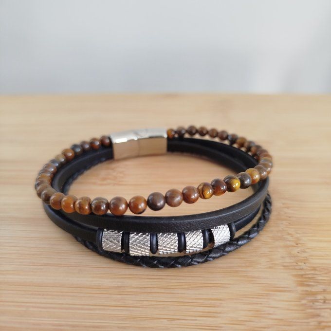 Bracelet œil de tigre 