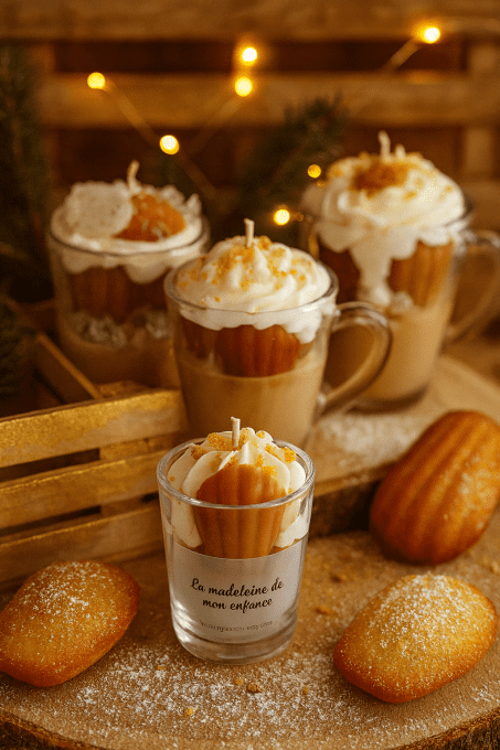 Bougie gourmande Madeleine de mon enfance 