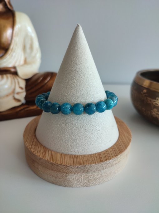 Bracelet Duo Howlite et Apatite  1