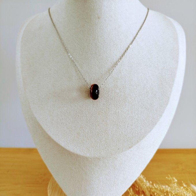 Collier Donuts œil de tigre