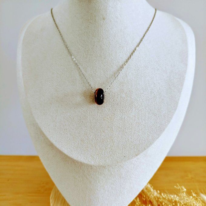 Collier Donuts œil de tigre
