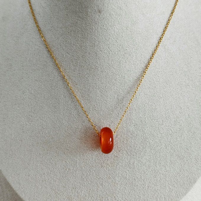 Collier Donuts cornaline