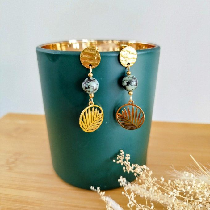 Collection feuille turquoise africaine