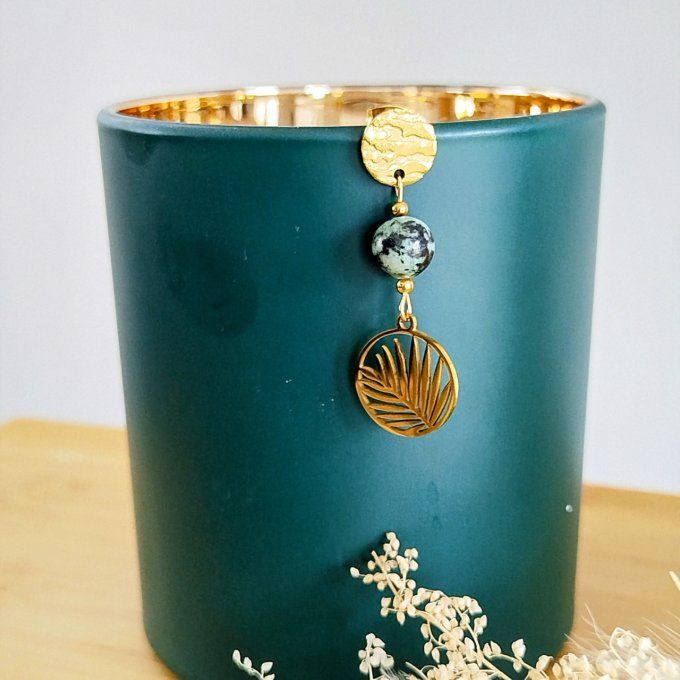 Collection feuille turquoise africaine