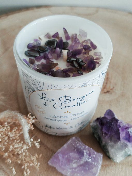 Collection lâcher prise, Pierres améthyste et hématite