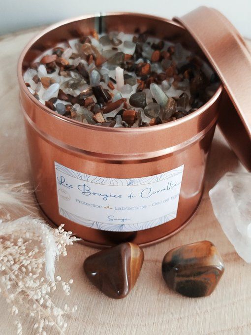 Collection Protection, Pierres labradorite et œil de tigre 