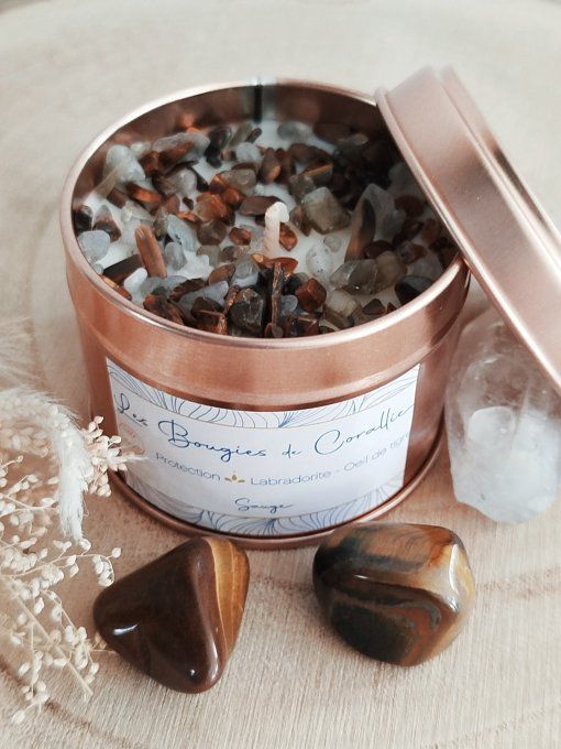 Collection Protection, Pierres labradorite et œil de tigre 