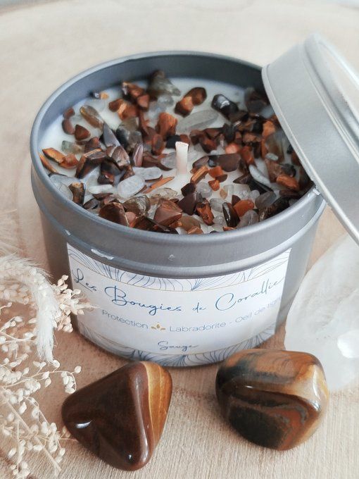 Collection Protection, Pierres labradorite et œil de tigre 