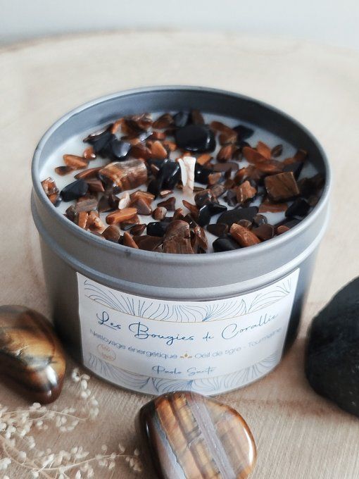 Collection nettoyage énergétique, œil de tigre et tourmaline 