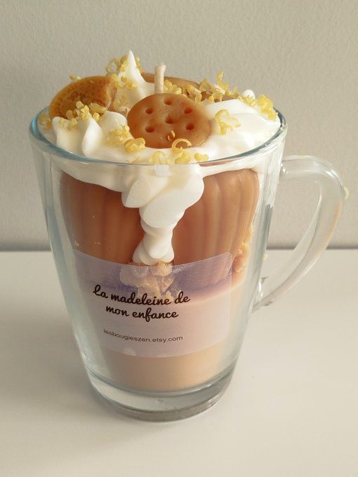 Bougie gourmande Madeleine de mon enfance 